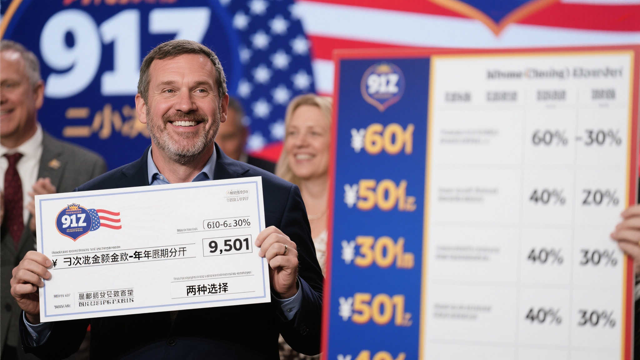 91亿彩票大奖得主现身！一失误痛失50亿奖金！