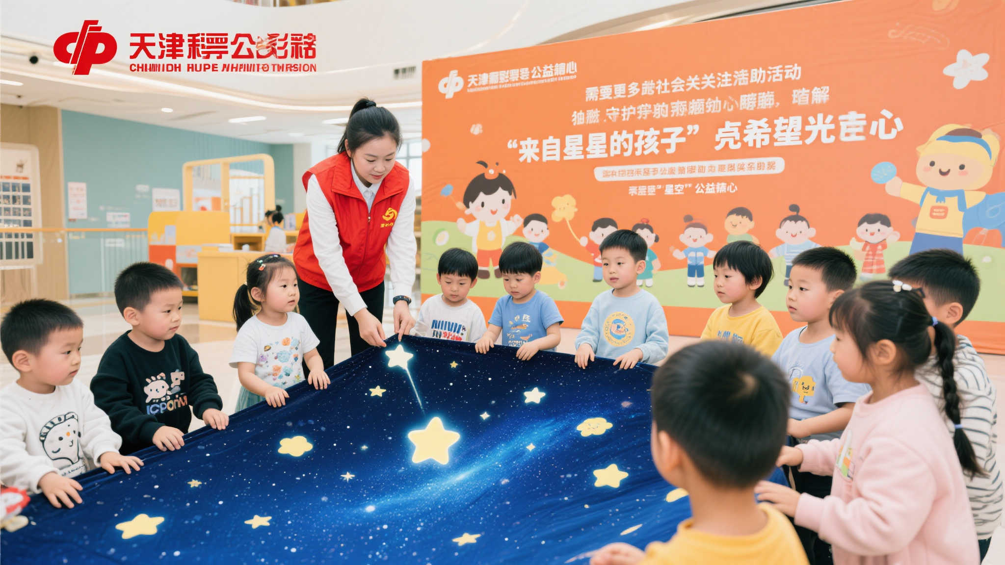 天津福彩倾情守护,用爱点亮星星孩子的成长之路 每一个从“星空”走来的孩子,都是独特的。