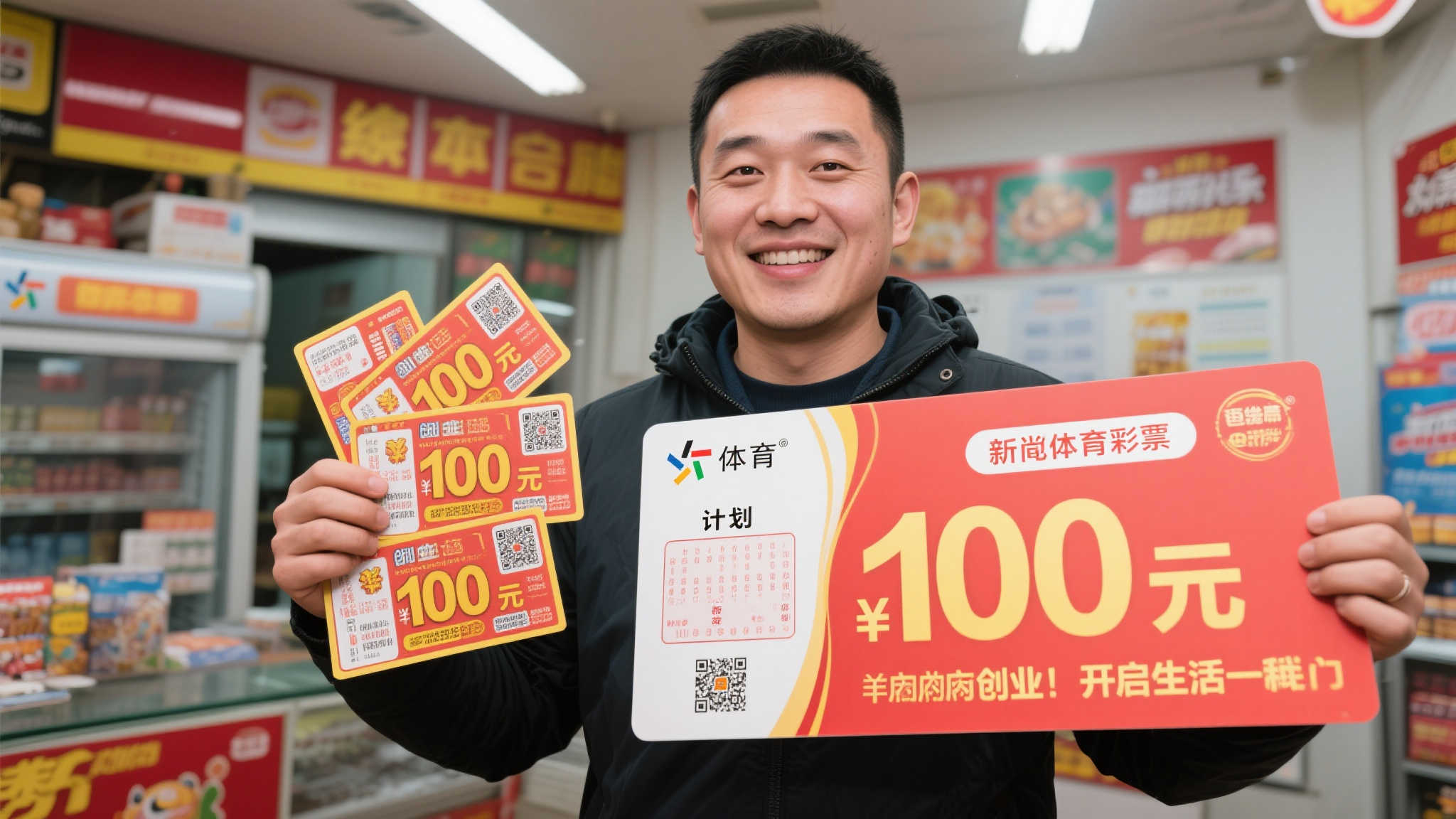 男子刮彩3次即中百万大奖 奖金拟用于创业之路