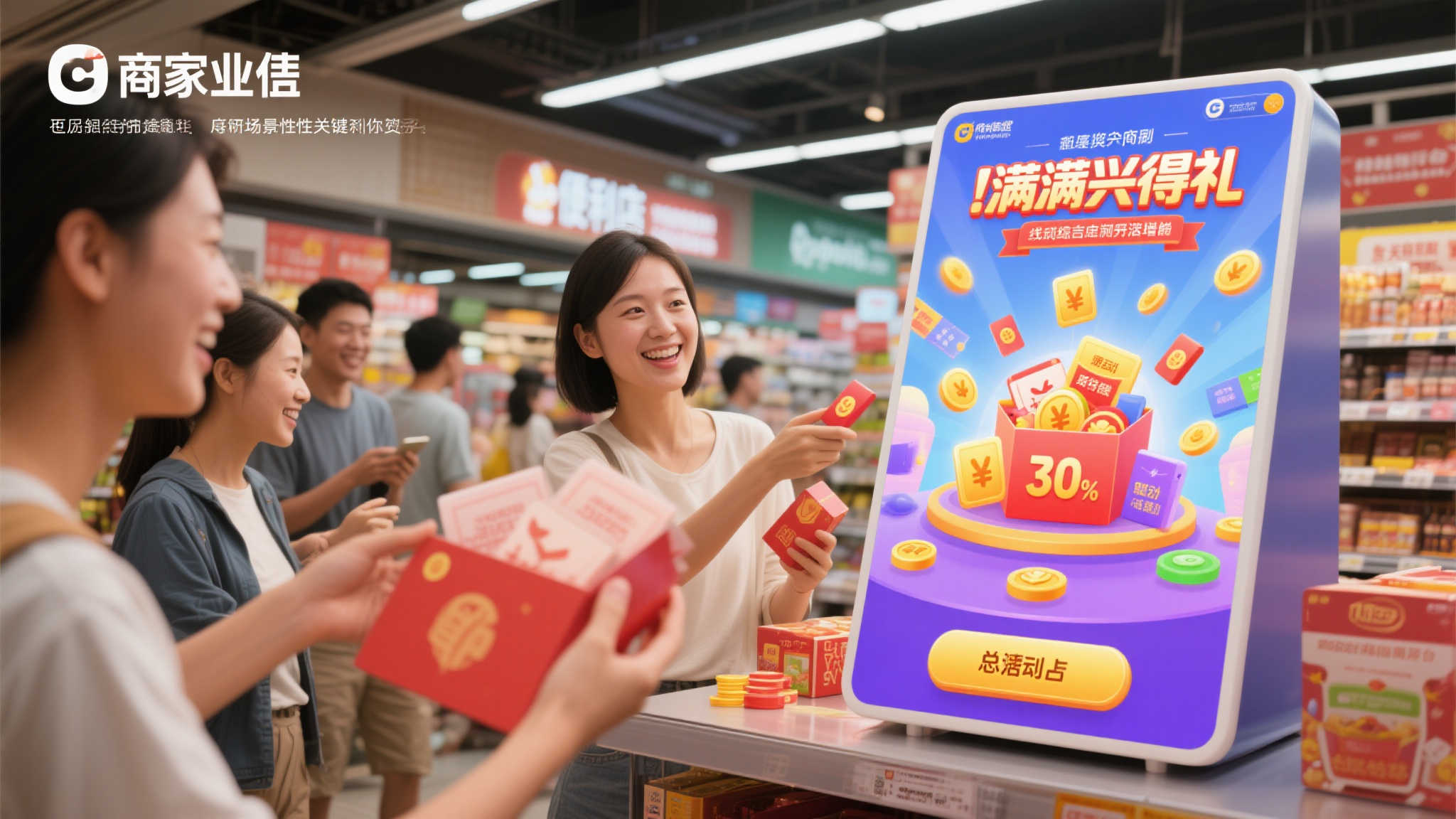 巩固即开票销售核心领域 对于商家而言,这并非简单的小额交易,而是