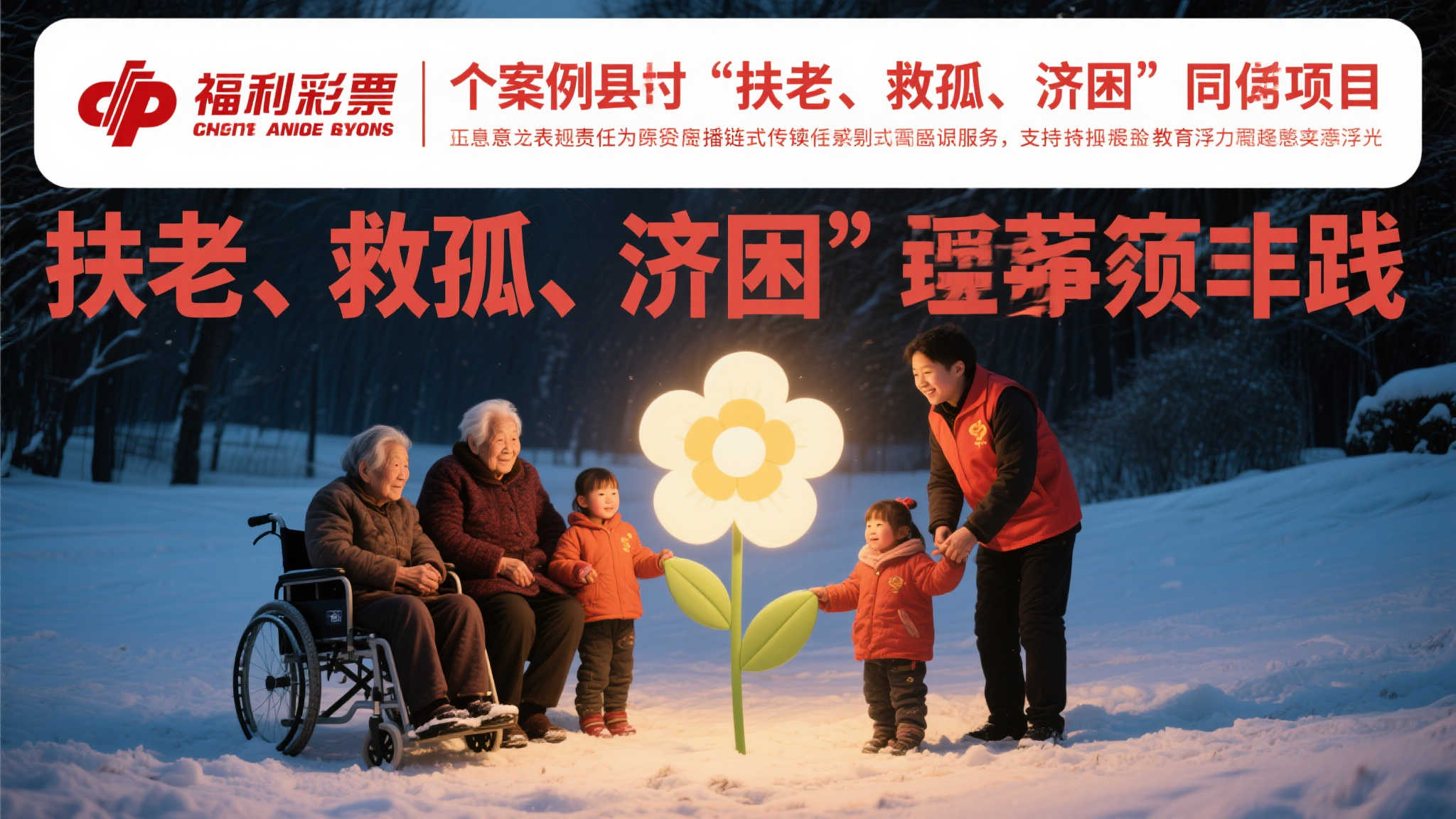 一个典型案例就是某地“扶老、救孤、济困”