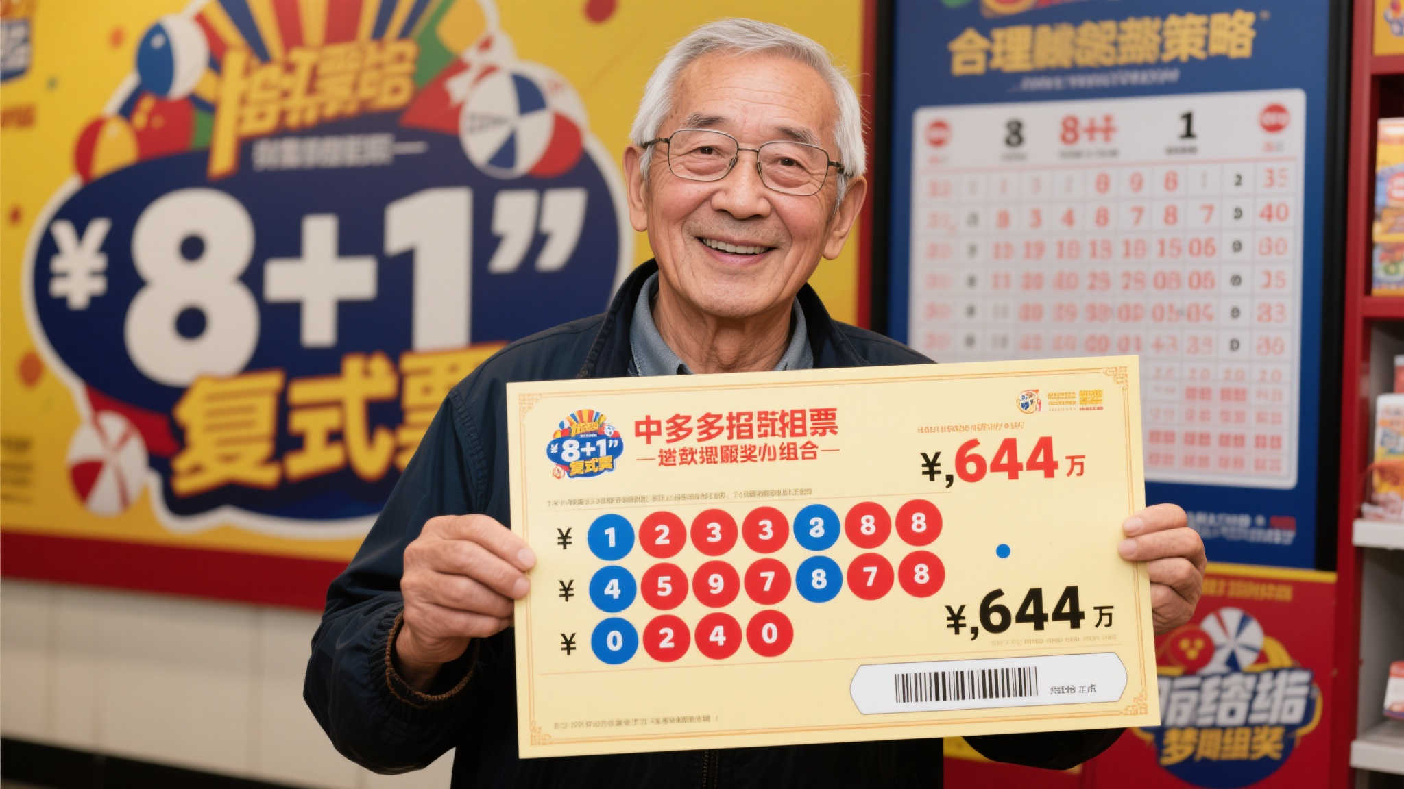 退休老人工人巧用8+1复式揽双色球644万,与老伴激动彻夜难眠 对于很多彩民来说,复式投注是一个既熟悉又