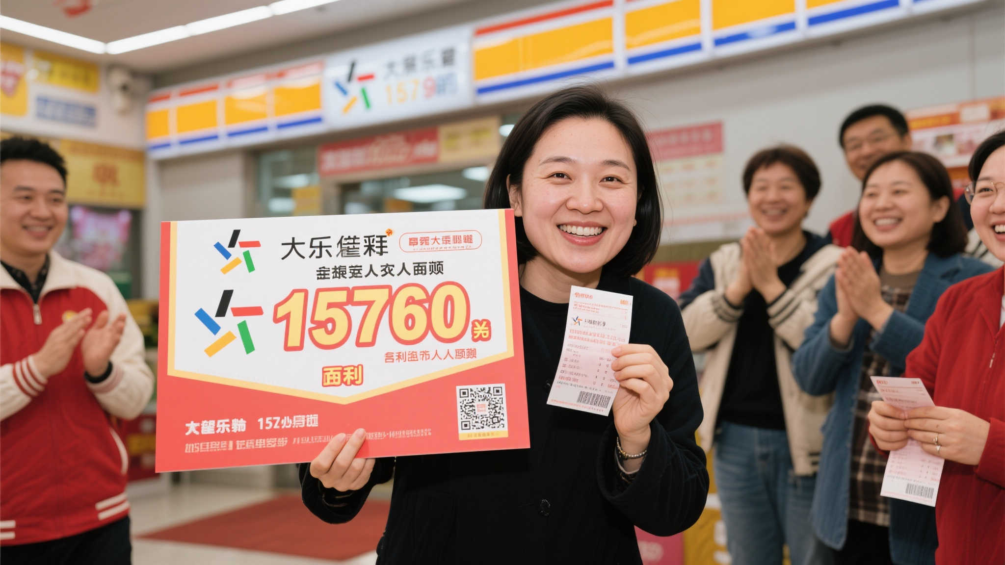 此外，她也提醒身边的朋友，购买彩票时要量