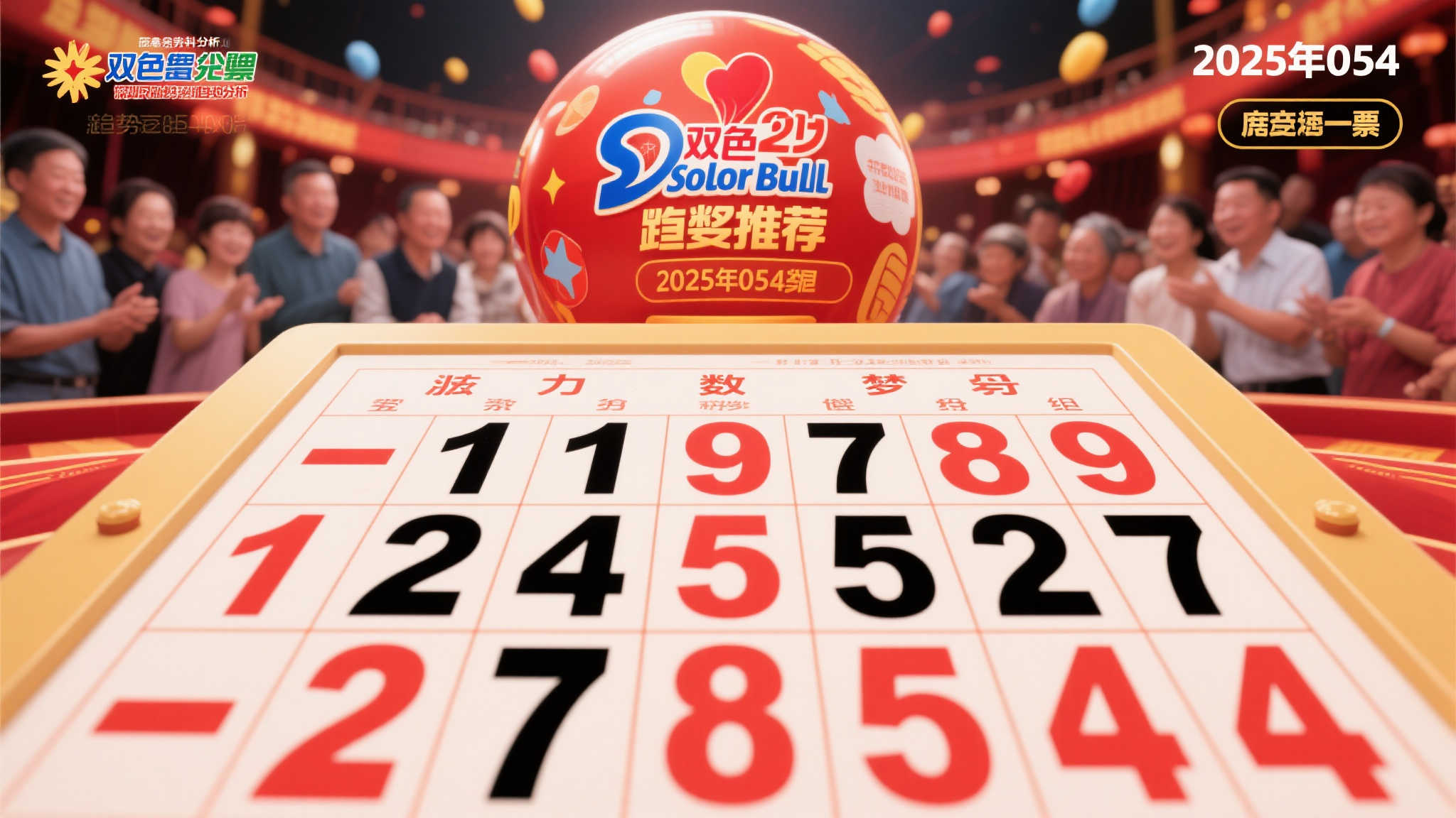 双色球2025-054期：基于概率趋势的双维度解析，精选一注推荐