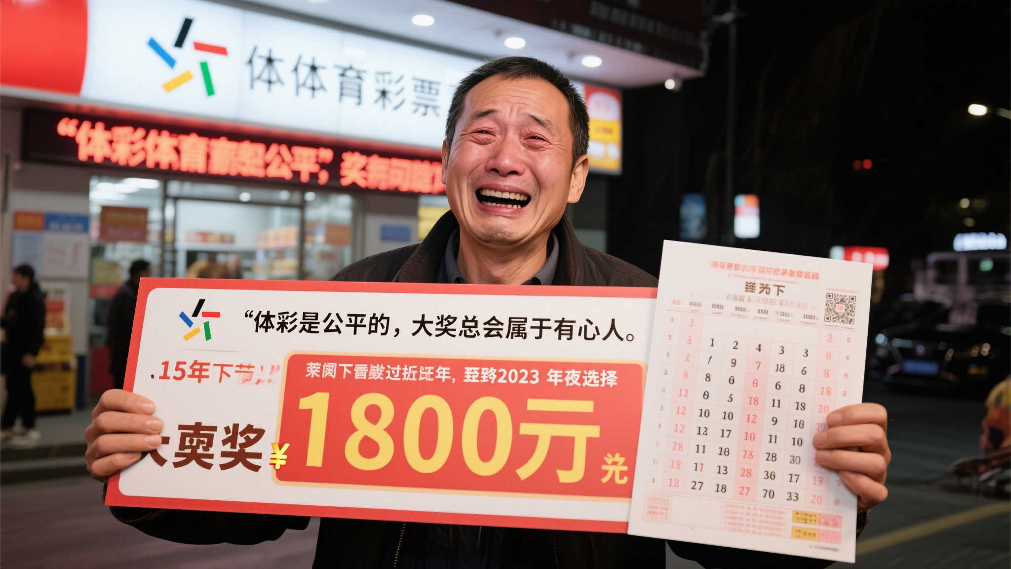 坚持15年终圆梦!男子喜中体彩大乐透1800万 15年间,他并非没有失望的时候。无数次与